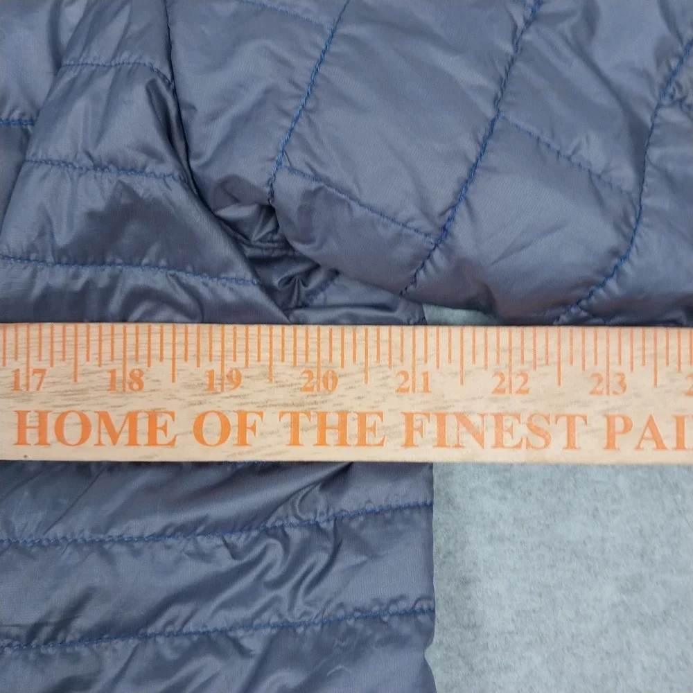 Patagonia Pullover Womens Large Gray Nano Puff Bivy Hoody Quilted 84196 Jacket